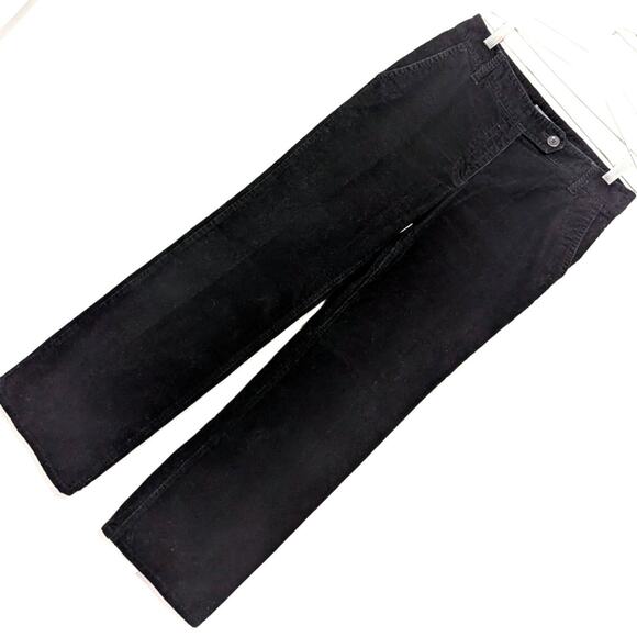 ANN TAYLOR! SIGNATURE FIT BLACK FINE WALE CORDUROY STRAIGHT LEG TROUSERS! SZ 6 - Picture 10 of 10